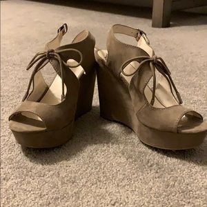 Suede Wedges
